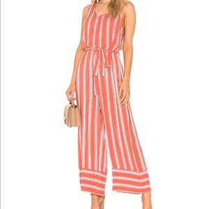 Band of Gypsies stripe cross back Jumpsuit